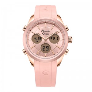 Alexandre Christie AC 9398 Rosegold Pink Rubber LHRRGPN